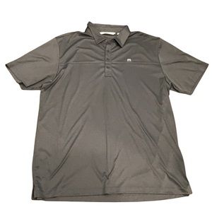 TRAVIS MATTHEW GREY‎ POLO GOLF SHIRT 3XL